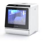 Insma ? mini lave - vaisselle de table 4 couverts ? capacit� 5l ? 900w ? 5 programmes ? �cran led ? commande ...
