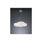 Suspension, suspension design eos 4 lampes blanc en plastique, mantra