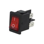 Interrupteur � bascule bipolaire rouge lumineux indication i - o h8553vbnam