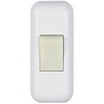 Interrupteur  bascule pour lampe - lumineux - bipolaire - blanc - legrand