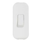 Interrupteur � bascule � touche de couleur blanc - legrand