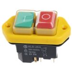 Interrupteur � bouton - poussoir 1pc kjd17b interrupteur de bouton 22 0v - 240v 16a 5 switch power tool ...