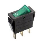 Interrupteur d'�clairage vert 16a 250v standard