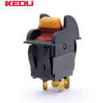 Interrupteur �lectromagn�tique yh02 kjd17b f16 - 3 avec couvercle arr�t urgence 4 broches 16a 250v - ...