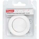 Interrupteur 2a 250v avec commande au pied pour lampadaire - blanc - legrand
