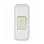 Interrupteur � bascule pour lampe - lumineux - bipolaire - blanc - legrand