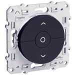 Interrupteur odace anthracite � 3 boutons mont�e / descente / stop pour volet - schneider electric - ...