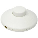 Interrupteur � pied rond bipolaire pour lampes de table