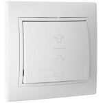 Interrupteur volets roulants 10a 250v blanc avec cadre s. europa solera erp21u Interrupteur volets roulants 10a 250v blanc avec cadre s. europa solera erp21u