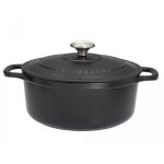 Invicta - cocotte ronde fonte maille 20cm noir - chasseur - puc472001