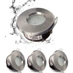 Ip65 spot led encastrable �tanche, configuration de douille gu10, adapt� aux spots de salle de bain et ...