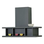 Webmarketpoint - hotte aspirante style industriel en inox bruni 120 cm