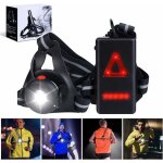 Ipx6 �tanche lampe pectorale running 3 modes et 45� r�glable angle led lampe running poitrine pour jogging, ...
