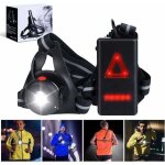 Ipx6 �tanche lampe pectorale running 3 modes et 45� r�glablelampe de course � la poitrine pour courir ...