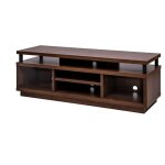 Iris ohyama, meuble tv, meuble tele, banc tv, support t�l�vision pour ecran jusqu'� 55 pouces, 5 etag�res, ...