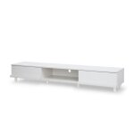 Iris ohyama, meuble tv, meuble tele, banc tv, support t�l�vision pour ecran jusqu'� 65 pouces, 3 etag�res, ...