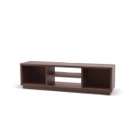 Iris ohyama, meuble tv, meuble tele, banc tv, support t�l�vision pour ecran jusqu'� 65 pouces, 4 etag�res, ...