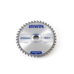 Irwin - construction lames de scie circulaire 210 x 30 x 2, 5 mm 40 dents tools irw1897204