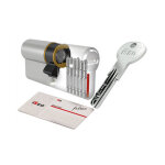 Iseo serrature - cylindre iseo r6 plus 35x55 mm profil europa en 5 cla s + 1 pour chantier avec papier ...