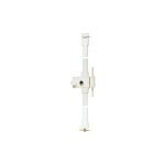 Serrure 3 points horizontale cavith a2p - iseo blanc 142 mm droite horizontal 70 blanc a tirage avec ...