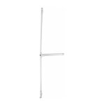 Serrure coupe - feu push idea 3 points lat�raux + haut / bas iseo barre grise 840 mm - blanc - 942308444ta ...