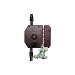 Iseo city - serrure en applique � fouillot perfecta main gauche sans tringle coloris marron