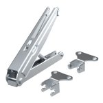 Compas � cr�maill�re faible hauteur - longueur : 195 mm - hauteur ferm� : 45 mm - hauteur ouvert : 278 ...