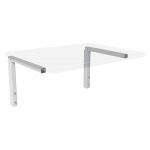 Itar - kit d'�querres r�glables pour plan de travail - d�cor : blanc