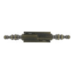 Decayeux - paumelle universelle - d�cor : vieux laiton - hauteur platine : 50 mm - hauteur totale : 110 ...