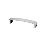 Itar - poign�e zamak - d�cor : inox - entraxe : 160 mm - hauteur : 33 mm - largeur : 35 mm - longueur ...