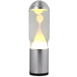 Itotal - i - total� - lamp a. d. a - lampe � lave avec base laqu�e fonc�e / clair argent� (transparent ...