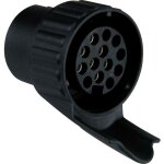 010212 adaptateur pour remorque [prise femelle 7 ples - prise mle 13 ples] plastique - iwh