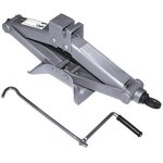 Iwh - cric de levage pantographe avec une manivelle, 1t noir 10929