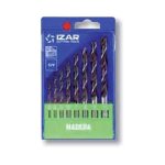 Izar - coffret 8 forets auto - centreur bois acier crv de 3 � 10mm