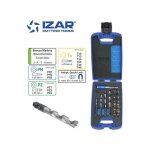 Coffret izar forets bois queue hexagonale et embouts de vissage 17 pi�ces