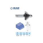 Izar - fraise à chanfreiner carbure 45° + roulement guide copieur Izar - fraise à chanfreiner carbure 45° + roulement guide copieur