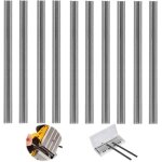 Jalleria - 10 pi�ces lame du rabot hss, 82mm r�versibles lame de raboteuse, ensemble de rabot �lectrique ...