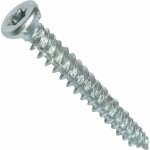 Jalleria - lot de 100 vis d'ancrage direct pour b�ton �7, 5x62mm t�te frais�e conique - � empreinte �toile ...