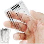 Jalleria - 2 pi�ces - instrument de mesure des fissures - �chelle d'estimation du v�hicule - mesure des ...
