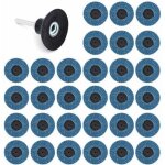 Jalleria - 31 pcs 2 pouces 50mm disques abrasifs disques lamelles 40 grit 60 grit 80 grit