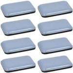 Jalleria - 8x patin glisseur t�flon teflon ptfe autocollant adh�sif rectangulaire 35 x 25 mm protection ...