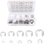 Jalleria - circlips interne, anneau de circlips interne, e clip anneau, ensemble de circlip en acier ...