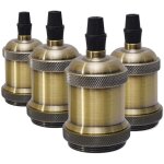 Jalleria - douille e27 vintage de lampe, douille ampoule, c�ramique adaptateur support de lampe pour ...
