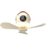 Jalleria - ventilateur de plafond rechargeable par usb avec batterie de 3 600 mah et ventilateur suspendu ...