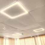 Jandei - 2x cadre lumineux led blanc chaud 3000k 48w panneau de faux plafond 60x60 2 unit�s panneau led ...