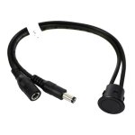 Interrupteur tactile et r�gulateur encastrable 12 / 24v dc 48w noir interrupteur et r�gulateur - jandei ...