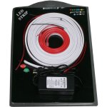 Kit non led flexible 5 mtres 12v 612mm 6000k + 3000k + transformateur rouge cble 1m kit non led flexible ...