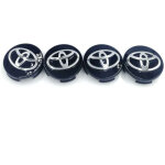 Jante centrale 62mm pour toyota avec badge logo - noir