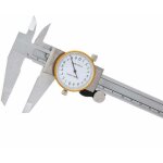 Janue pied � coulisse � cadran 200mm 8 en acier inoxydable t�te pr�cision antichoc et verrouillable microm�tre ...