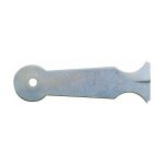 Industrielle de sedan - patte  scellement acier zingu bout rond 12mm - jardinier massard